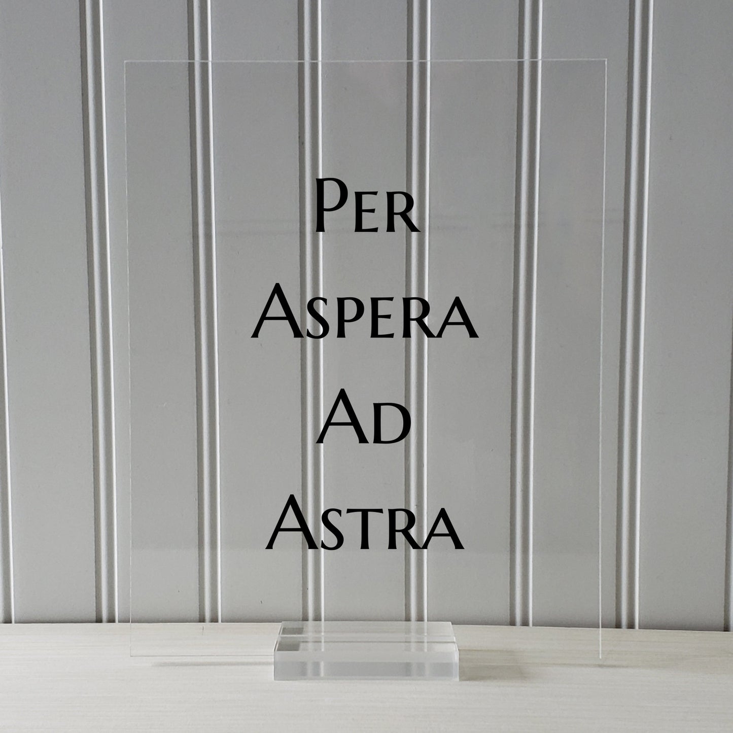 Per Aspera Ad Astra - Floating Quote - Latin Proverb - Through the thorns to the stars - Through hardship to the stars - Persevere Endurance