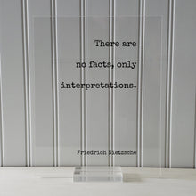 Friedrich Nietzsche - There are no facts, only interpretations - Floating Quote - Honesty Honor Truthfulness Reality Philosophy