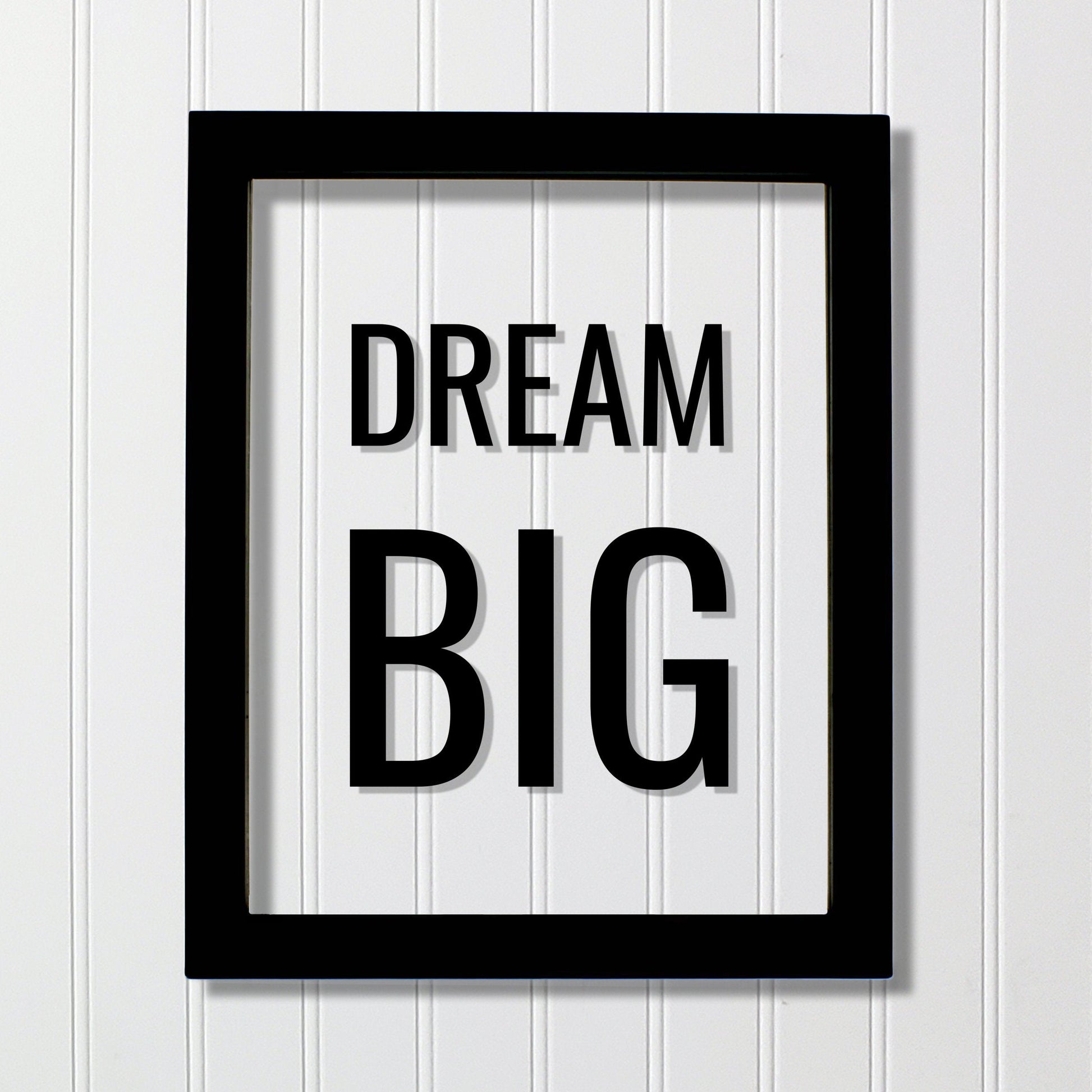 Dream Big - Floating Quote - Believe in your dreams Imagination - Motivation Success Business Progress Inspiration Achievement Victory